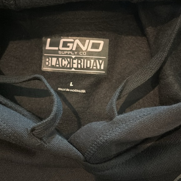 Mens LGND Supply Co sweatshirt size L hoodie luxury designer New Never worn - Picture 3 of 6